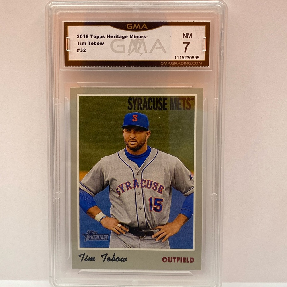2019 Topps Heritage Tim Tebow Mets #32 (MISC14)